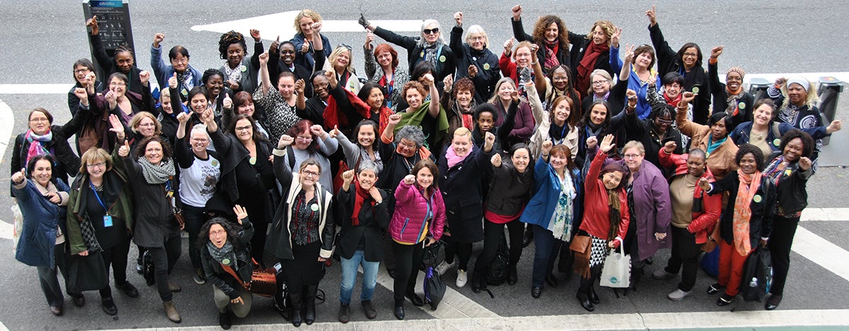 CUPE joined 160 trade unionists from 34 countries at the 60th session of the United Nations Commission on the Status of Women (CSW60) in New York City in March.