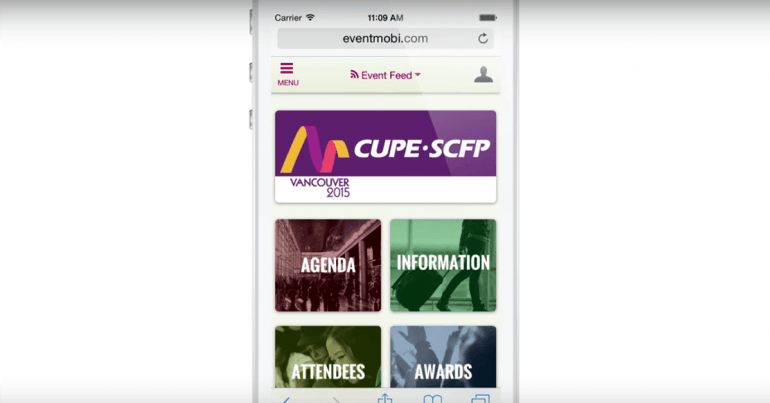 Event app CUPE2015