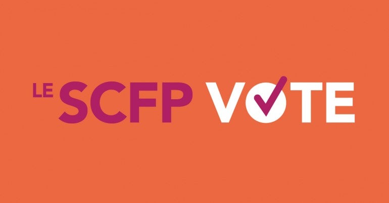 Le SCFP vote