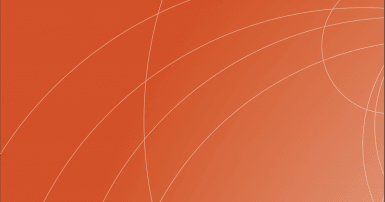 Our Best Line of Defence: Taking on privatization at the bargaining table White arcs on an orange background