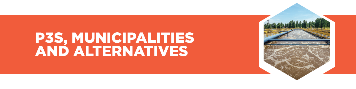P3s, municipalities and alternatives